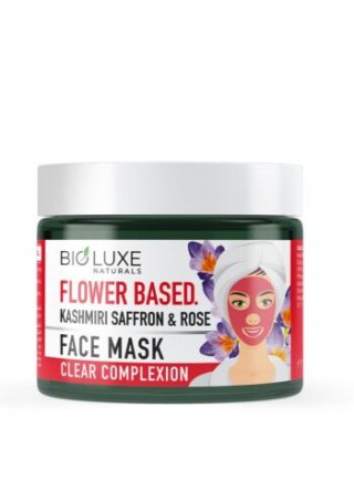 Bioluxe_Face_Mask_400mg_Flower_Based_Kashmiri_Saffron_And_Rose_Water